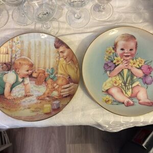Danbury Mint 'Just For Mom' Collector's Plates set of 2